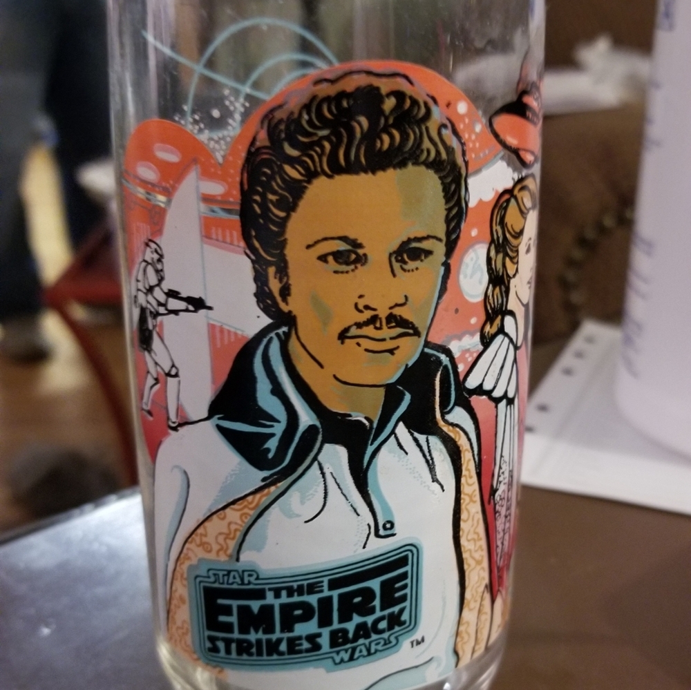 Star Wars Empire Strikes Back glass
